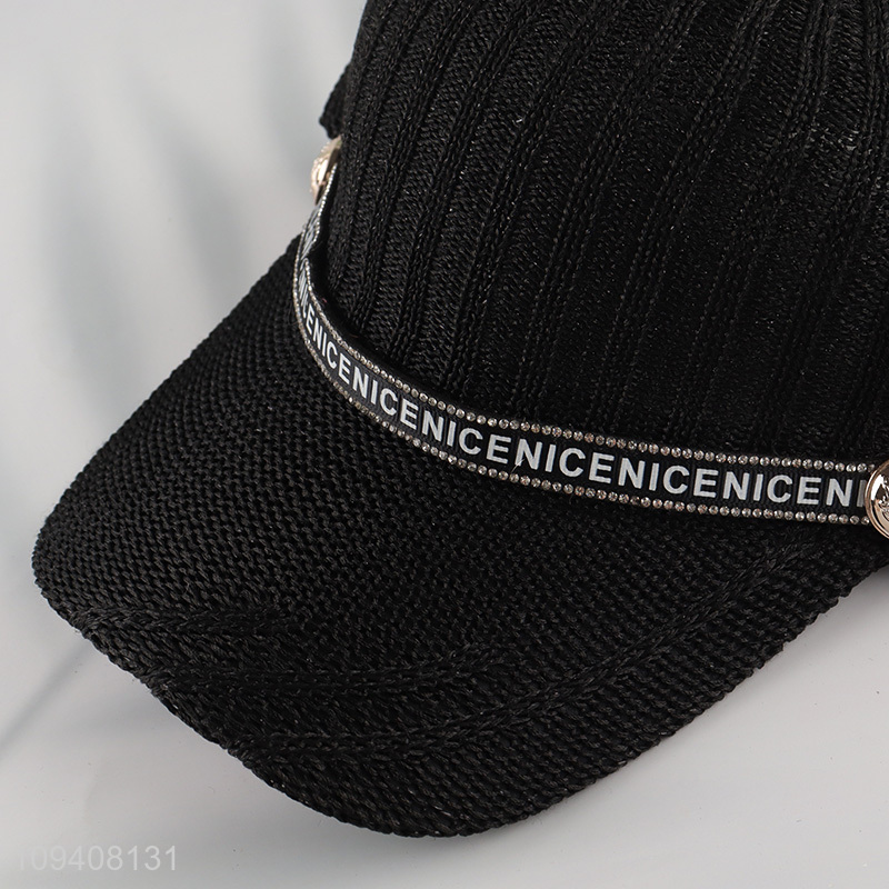 Wholesale black summer cool baseball cap trucker hat
