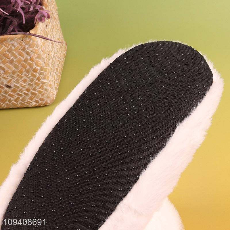 Top products indoor plush women floor slippers
