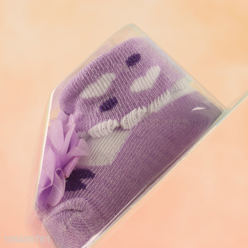 Hot items cartoon soft cotton baby socks