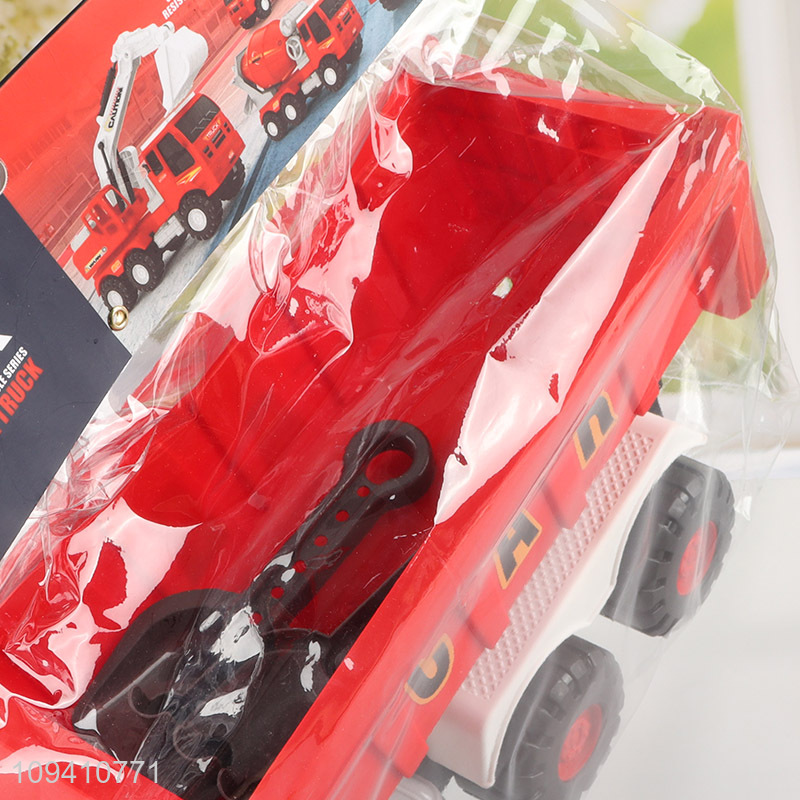 Yiwu market  large red construction dump vehicle toy