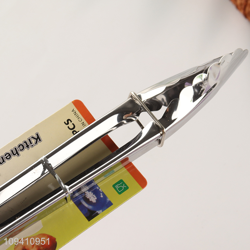 Good quality stainless steel food tongs food clips