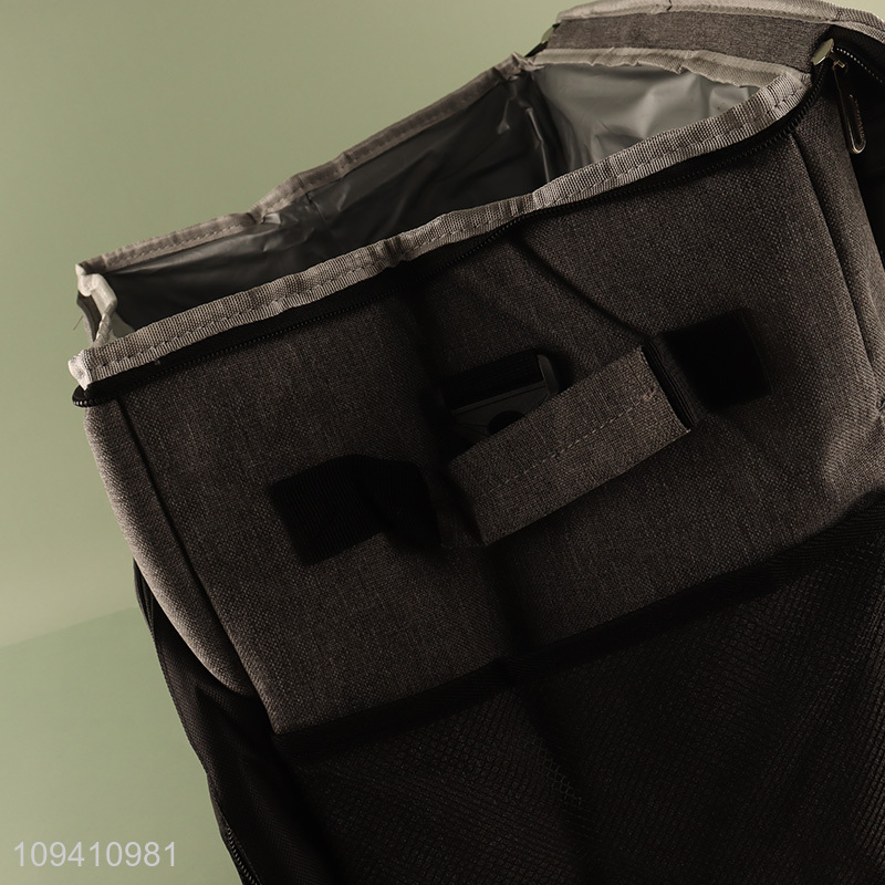 Low price insulated cooler tote bag with wheels
