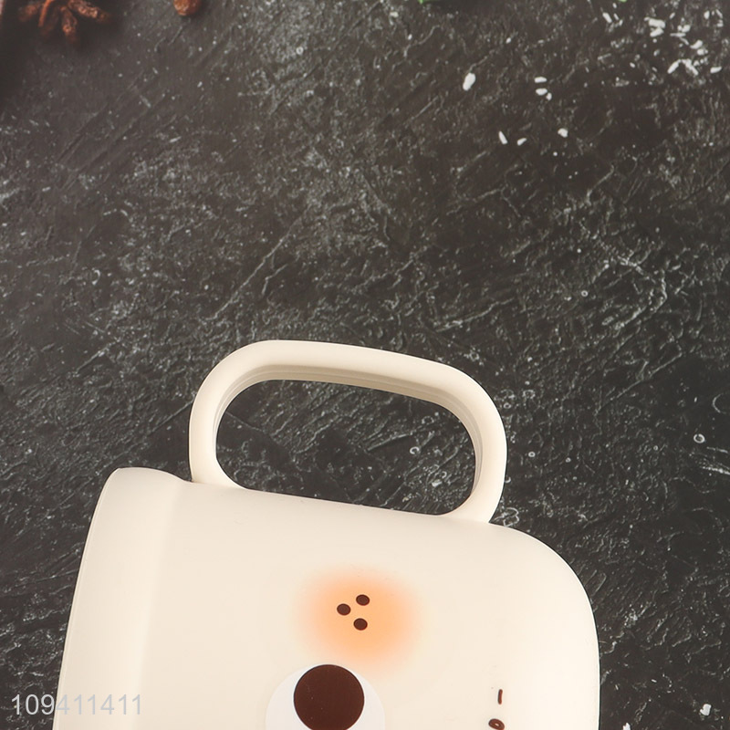 New product cartoon plastic cup with handle