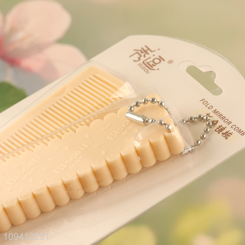 Good price cookies shape hair comb hair brush