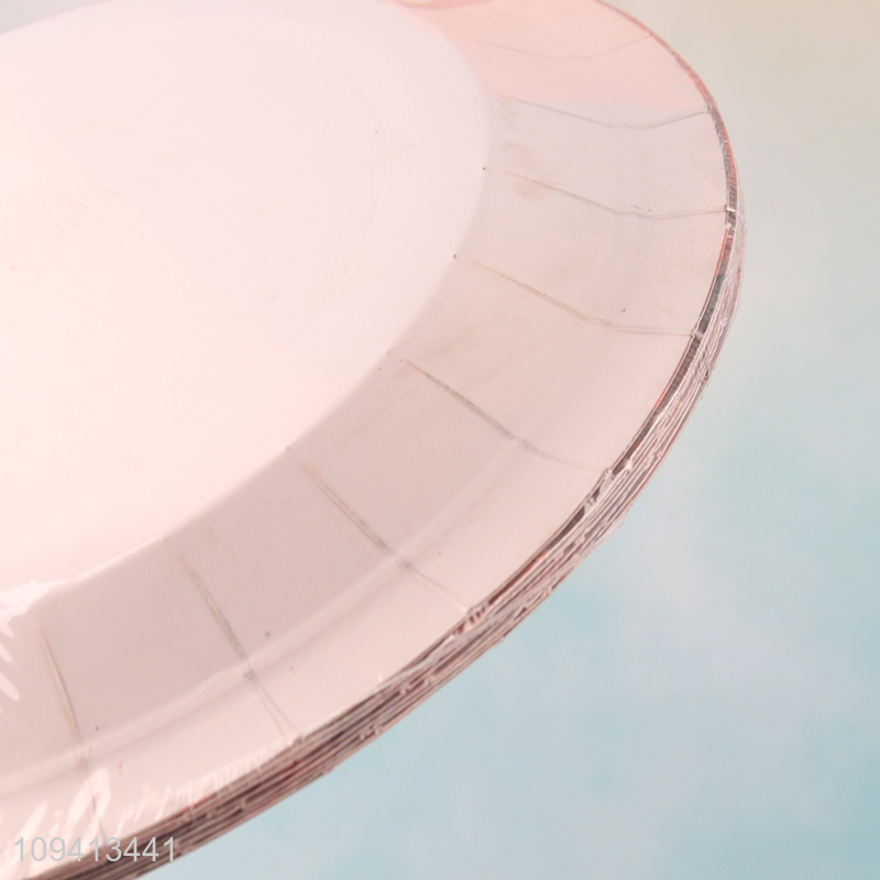 New product round disposable paper plate for party