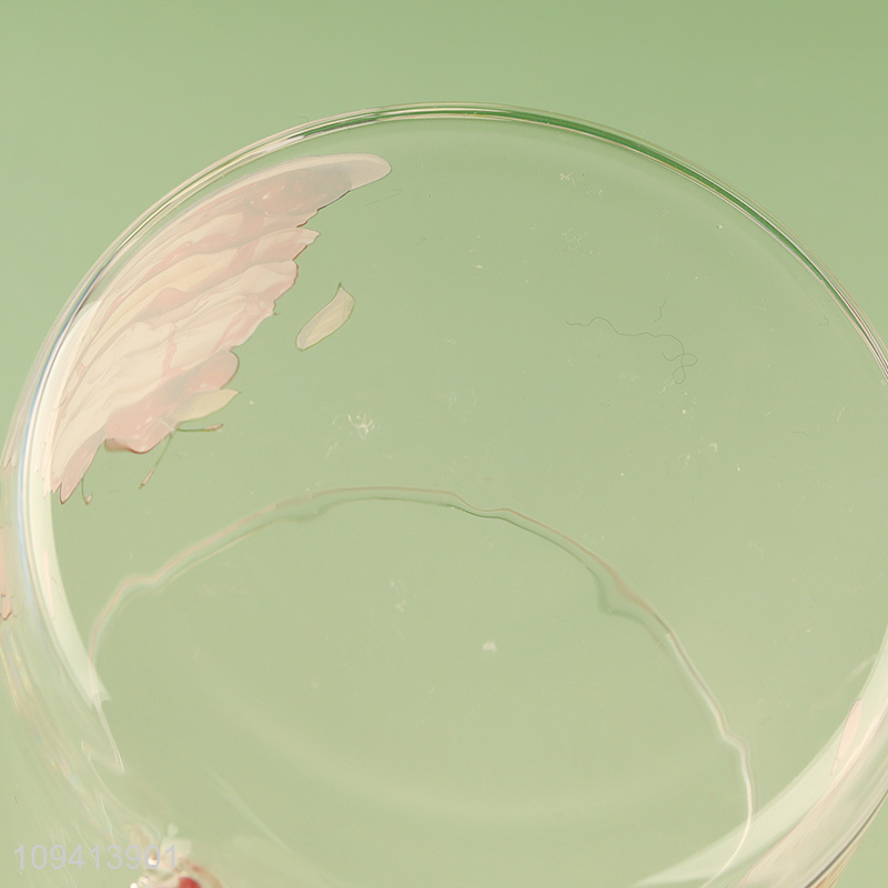 Hot items dessert printed glass cup water cup