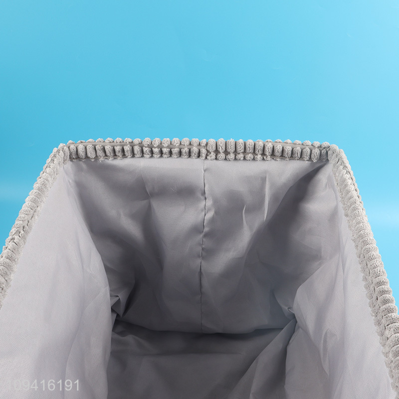 Online wholesale simple style polyester storage basket for sundries