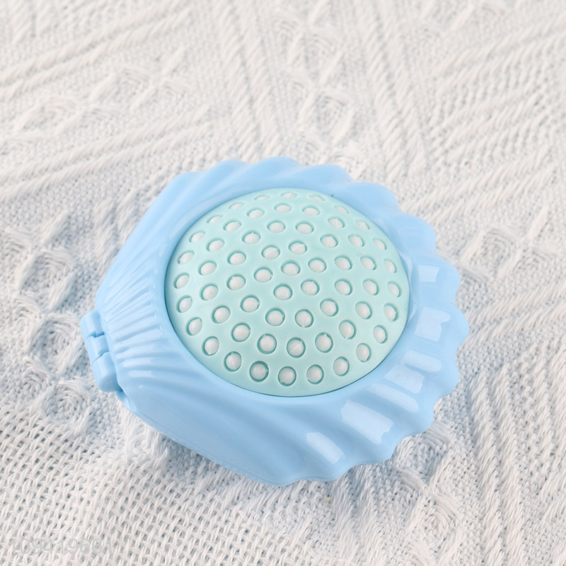 Fashionable Shell-Shaped Foldable Hairbrush Hair Comb