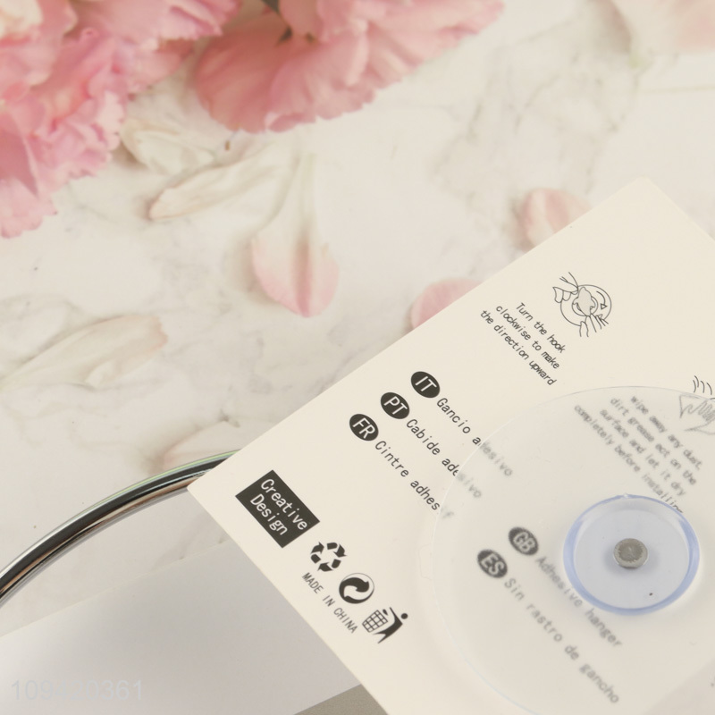New arrival  round towel rack suction cup hook