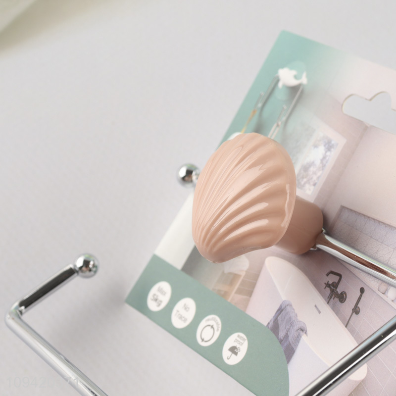 Wholesale shell towel rack suction cup hook