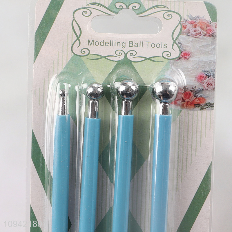 Hot sale 4pcs clay pressing stick set for pottery