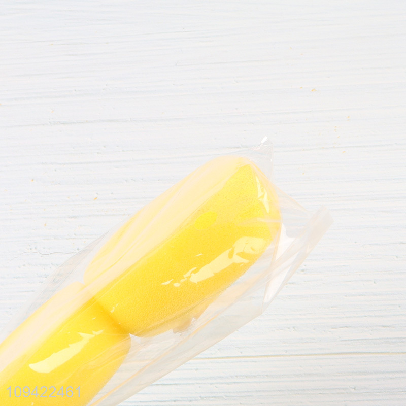 Best selling 2pcs yellow pottery sponge set