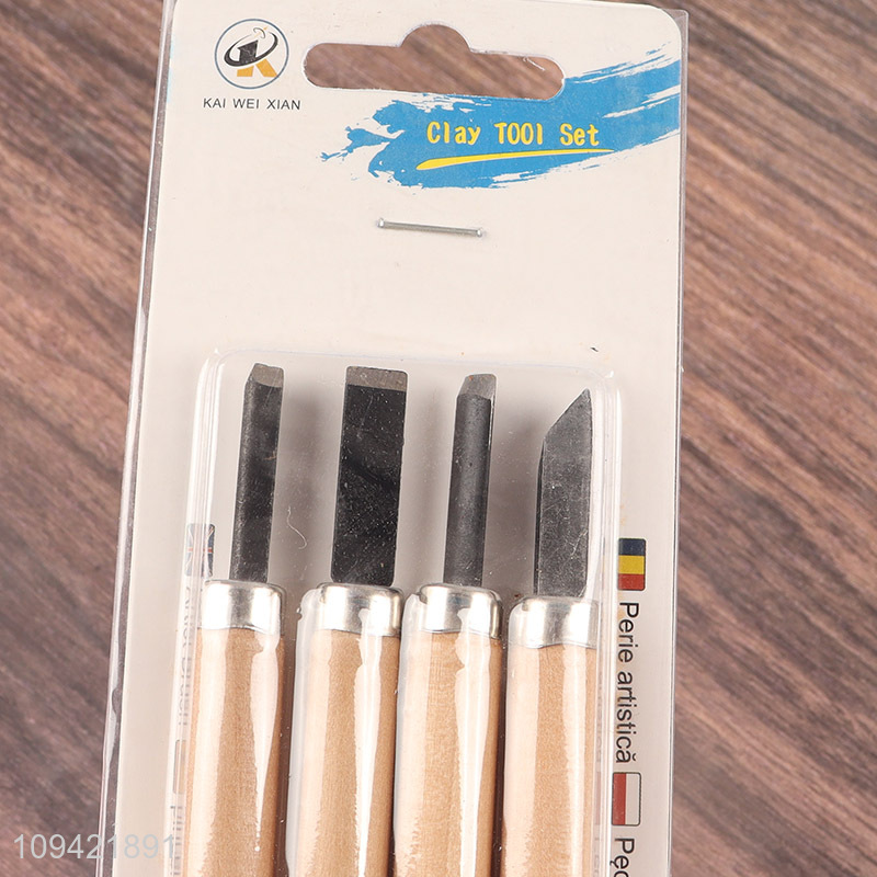 Latest products   4pcs carving knife set for art crafting