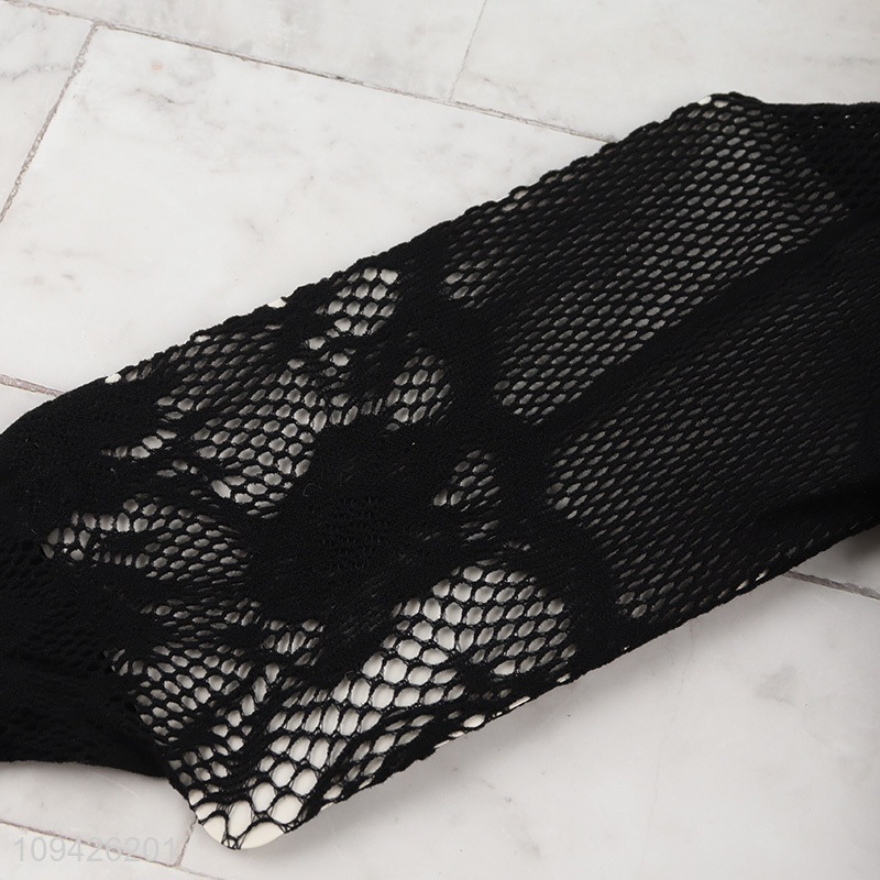 Yiwu market ladies pantyhose jacquard fishnet socks