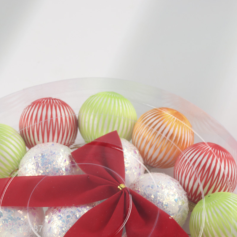 Good quality colorful christmas decoration christmas ball