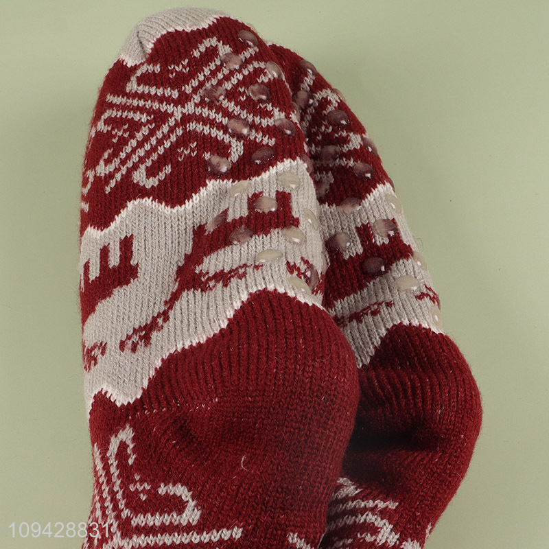 China products Christmas series winter home slipper socks