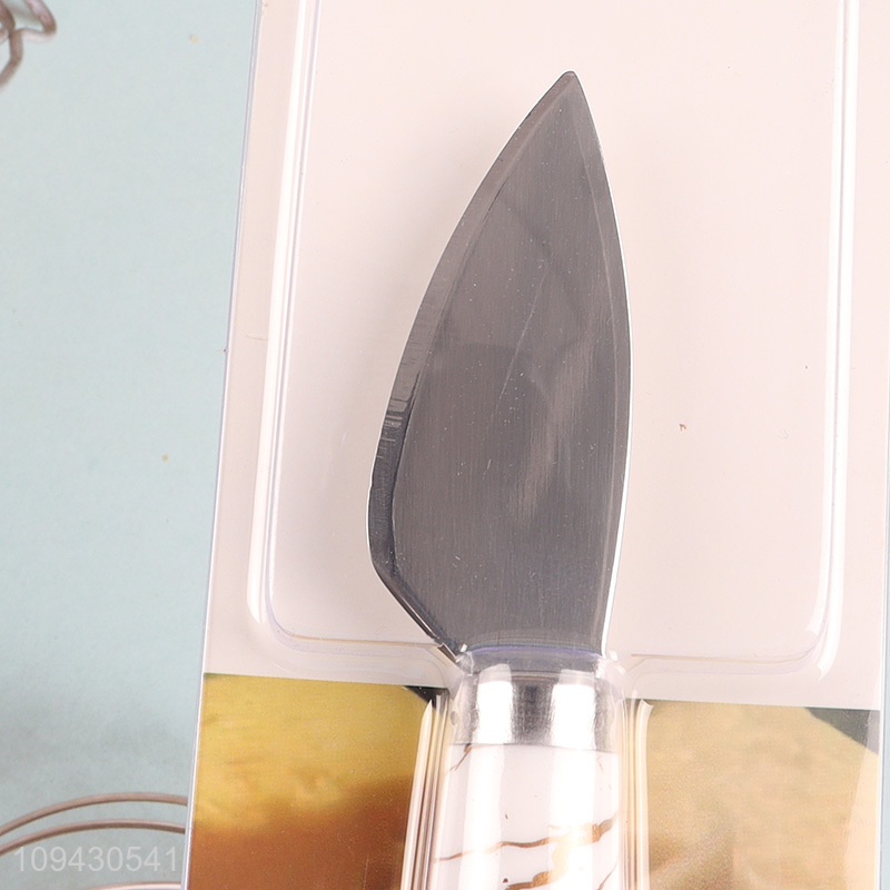 Online wholesale marble handle cheese knife for kitchen