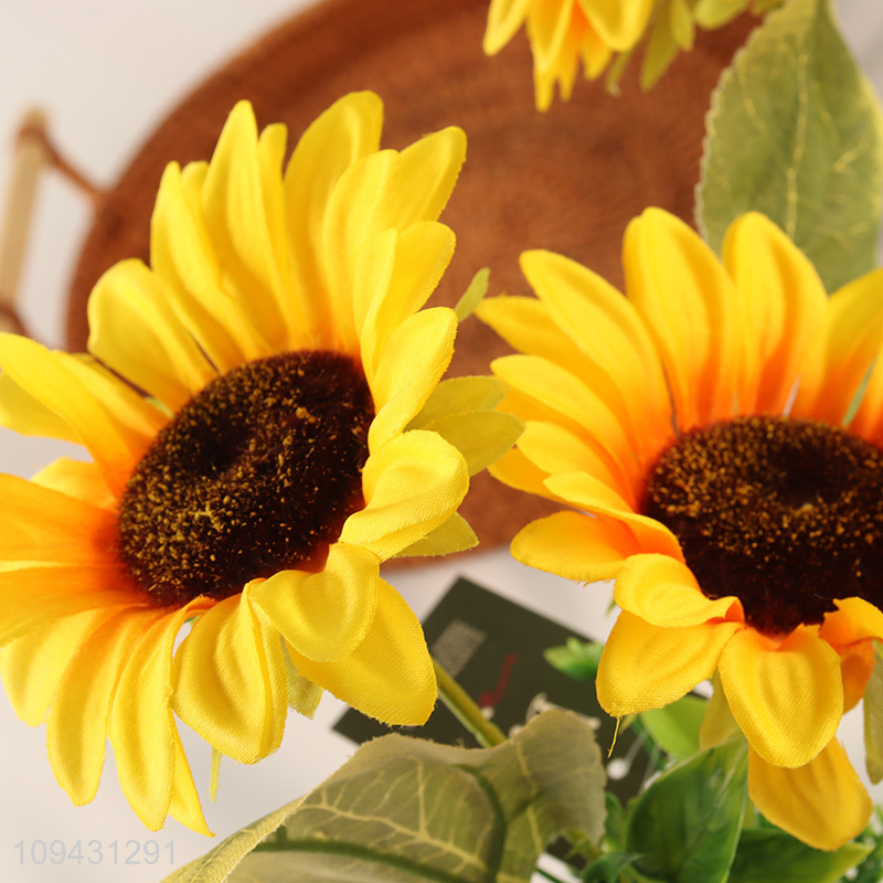 Good Sale Fake Potted Sunflower Artificial Potted