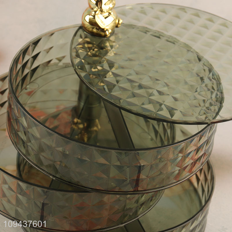 Wholesale 3-Tier Rotating Jewelry Box Candy Box For Home