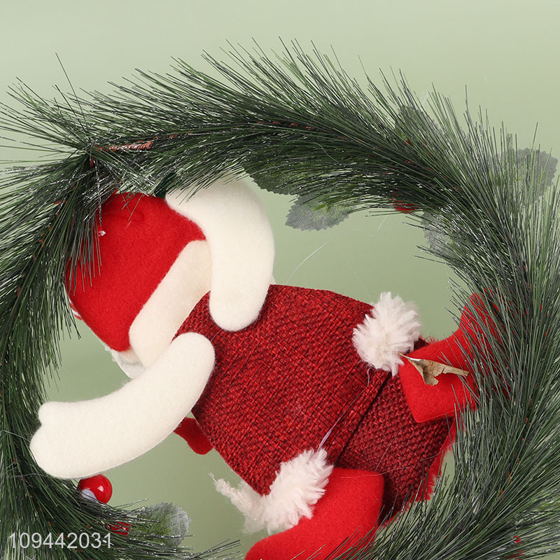 Latest products   snowman doll christmas wreath