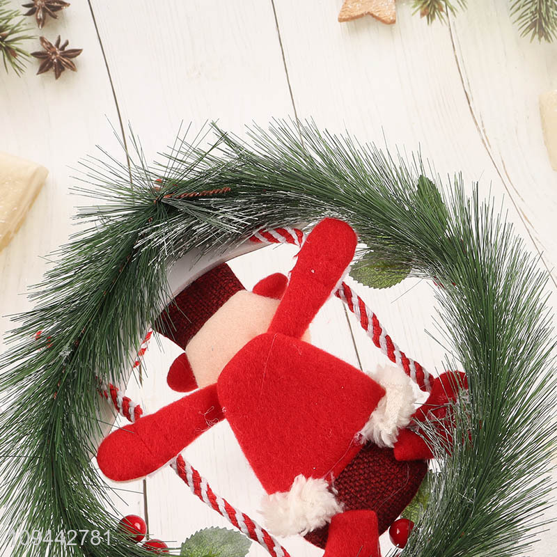 China factory xmas hanging wreath ornament