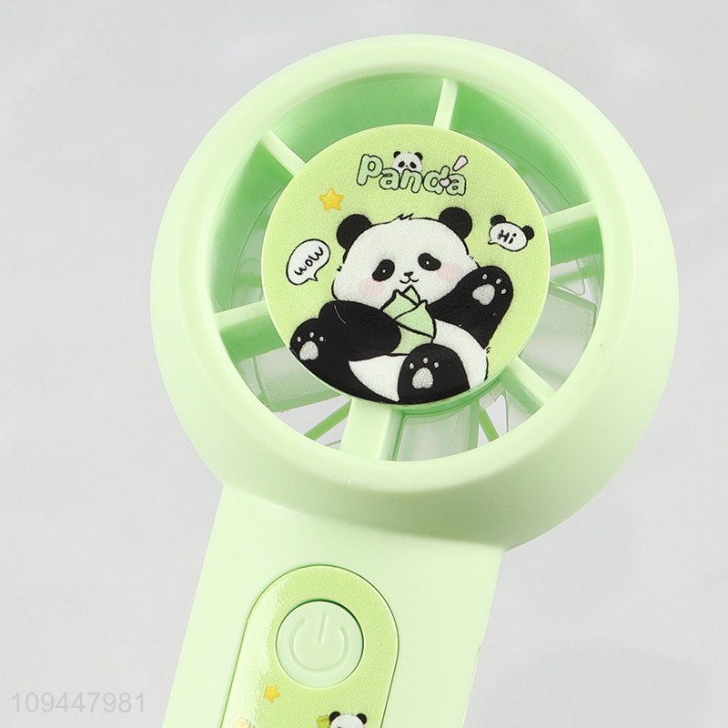 China wholesale cartoon handheld mini electric fan