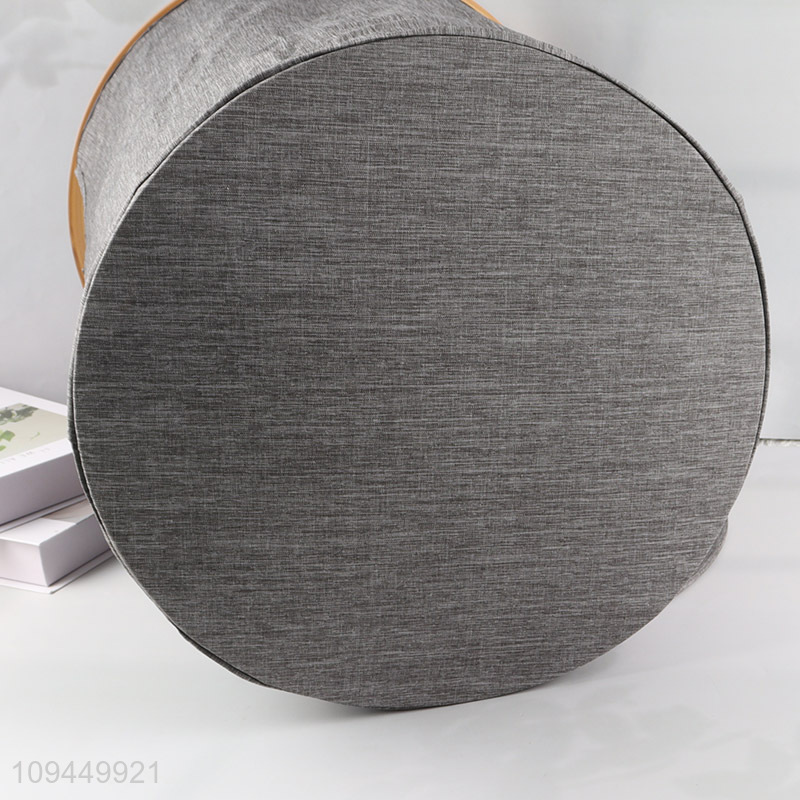 Good price large capacity round polyester storage basket