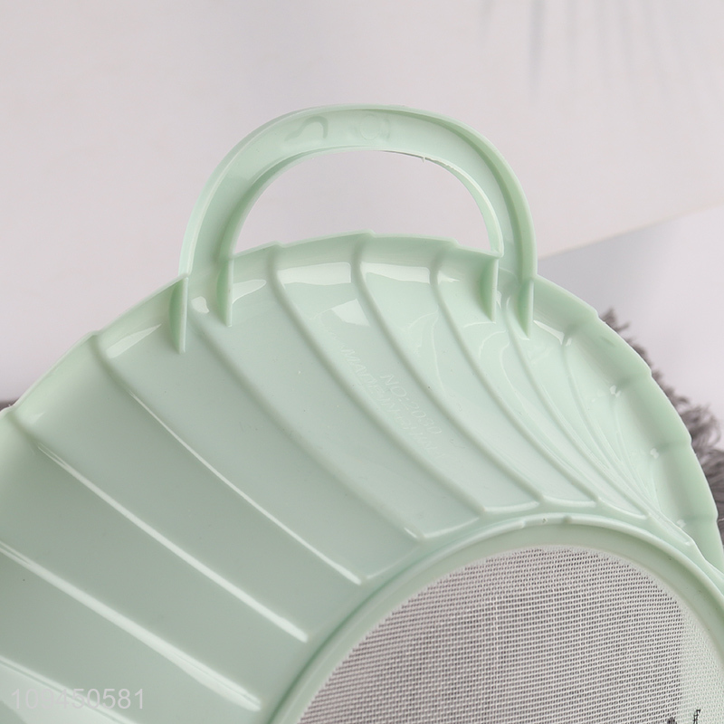 Hot selling kitchen colander drain basket with handle