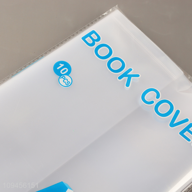 Hot selling 10pcs school students pp book covers