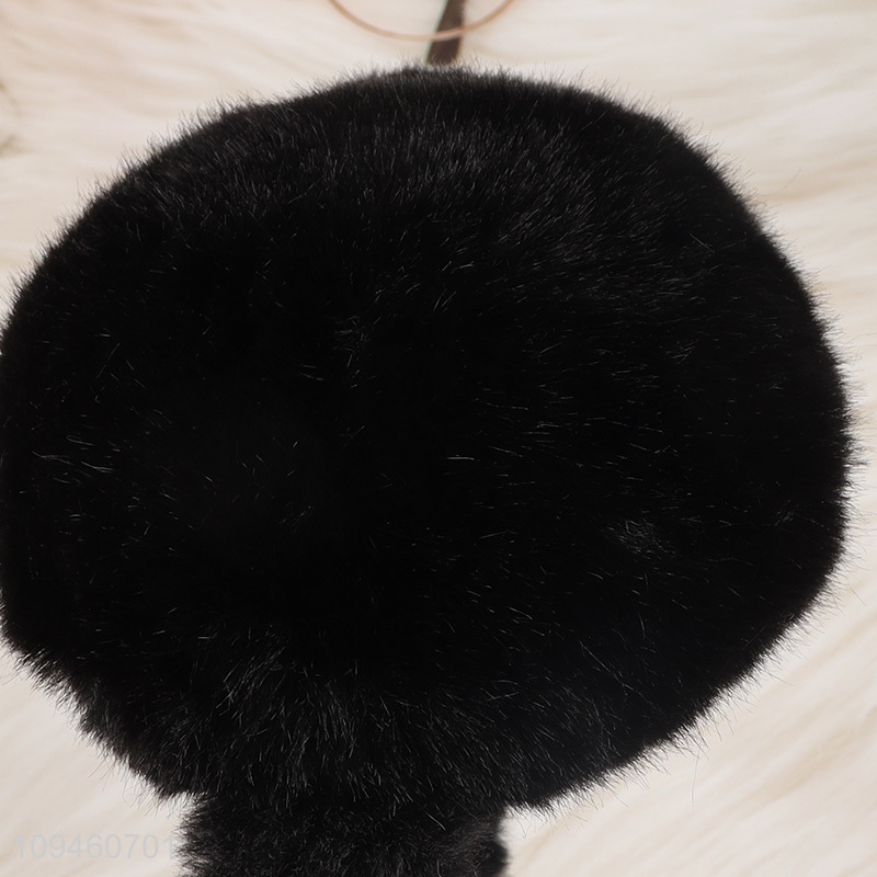 Good price black plush earmuffs ear warmers