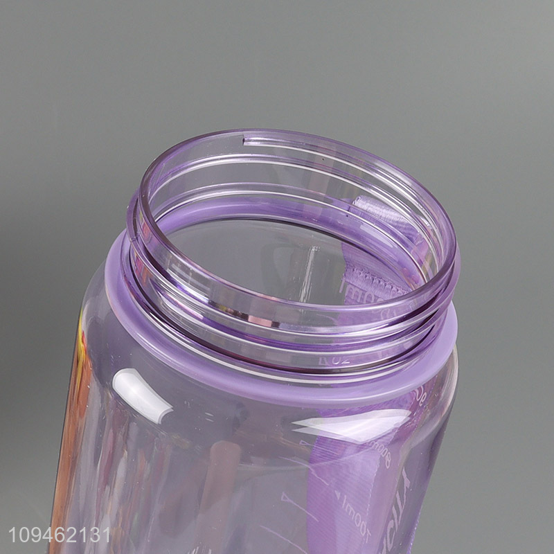 Good sale purple plastic water bottle drinking bottle
