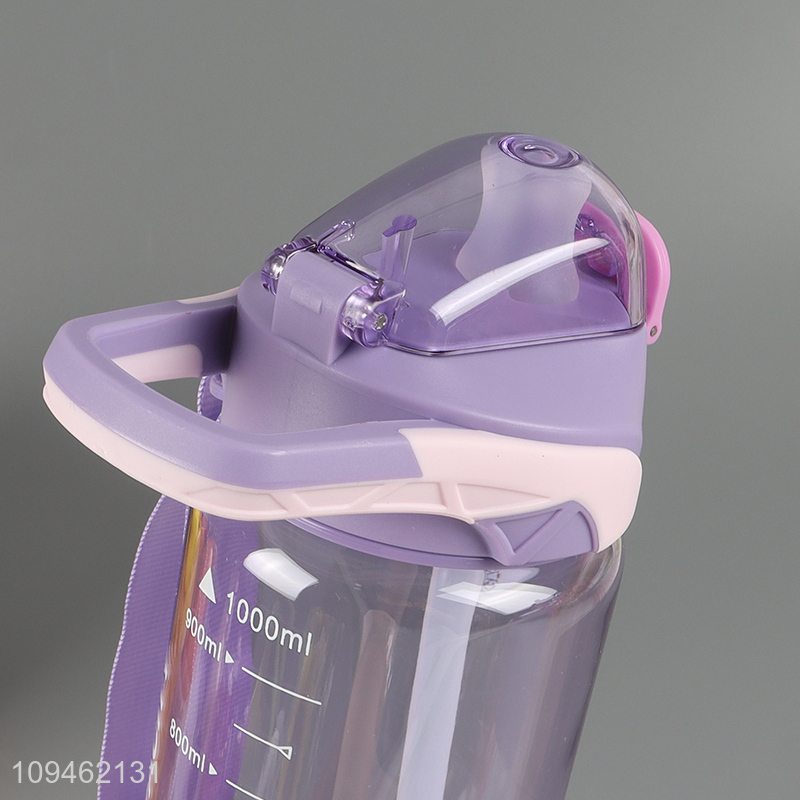 Good sale purple plastic water bottle drinking bottle