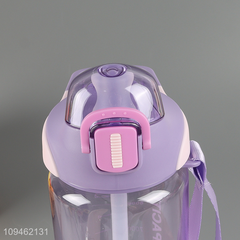 Good sale purple plastic water bottle drinking bottle