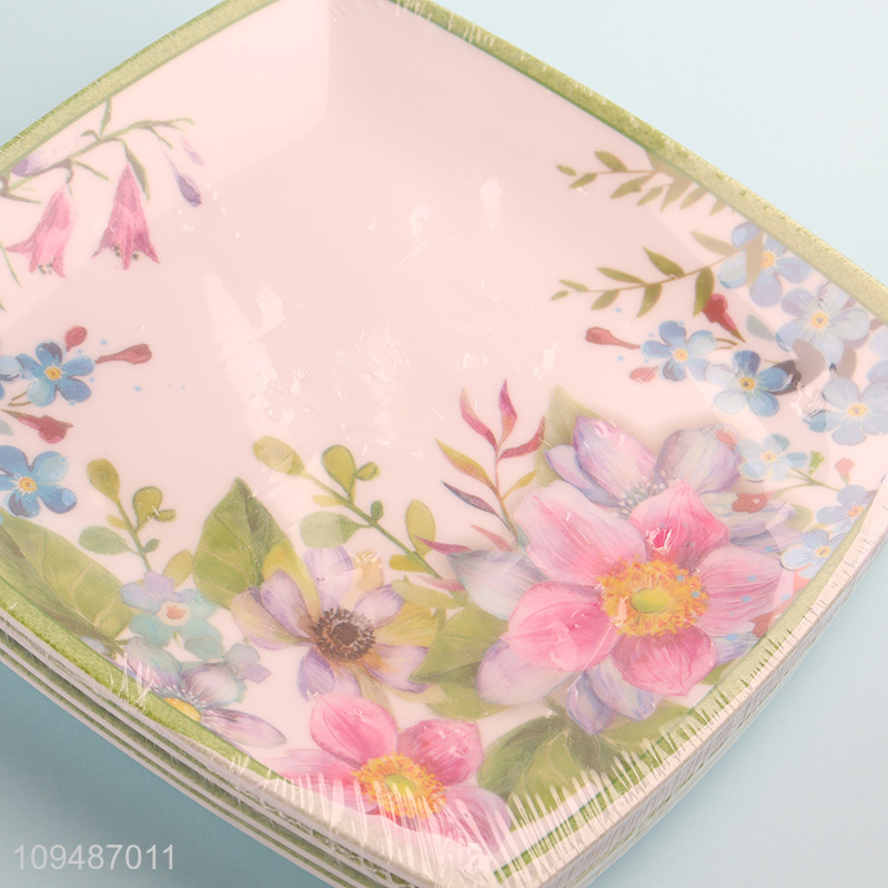 Hot selling 12pcs household melamine tableware set