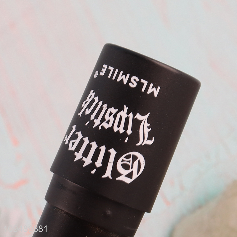 Latest products makeup waterproof glitter lipstick for sale