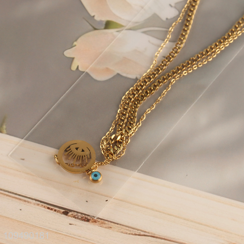 Factory price fashion accessories girls necklace