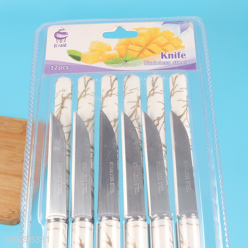 New arrival 12pcs stainless steel dinner knife set
