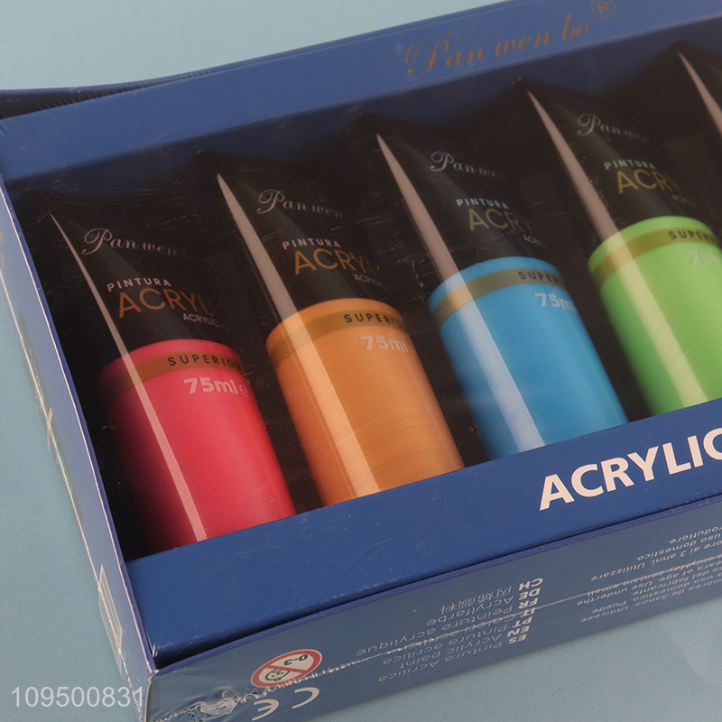 Hot sale metallic acrylic paints for art supplies