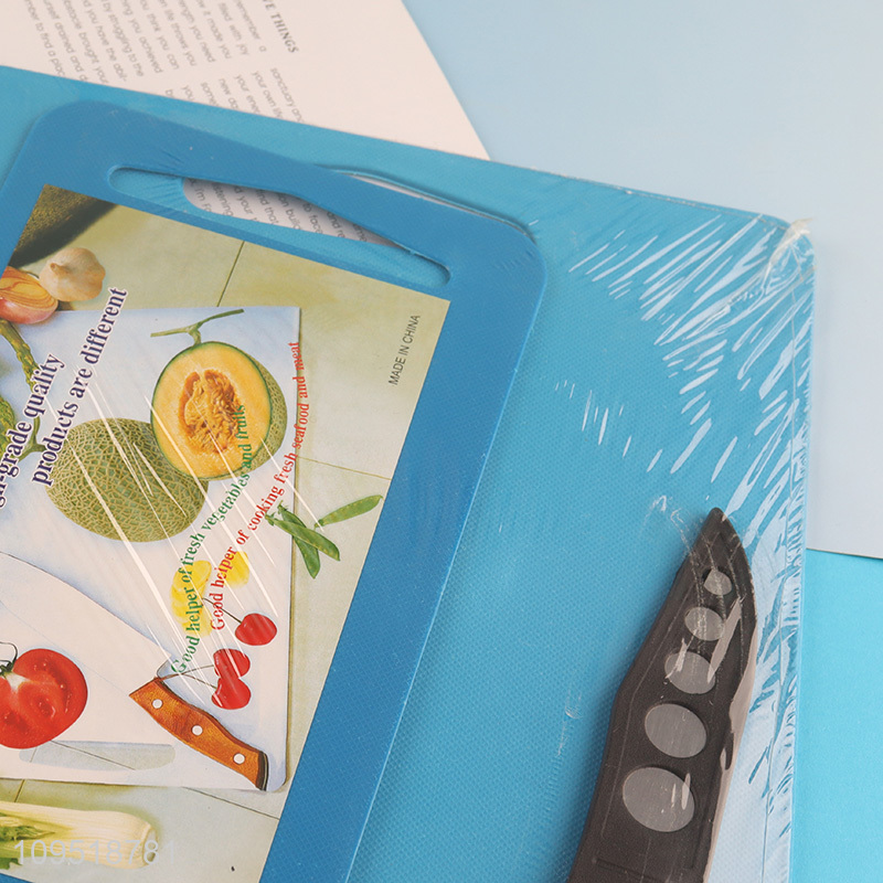 Yiwu market cutting board chopping blocks kitchen knife set