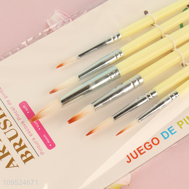Top selling 6pcs art painting brush kit