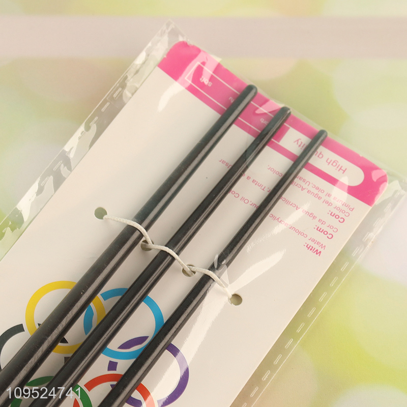 Factory price 3pcs paint brush set for art supplies