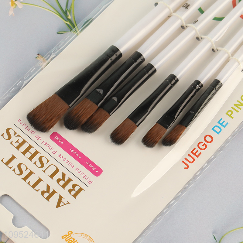 New product 6pcs art painting brush kit