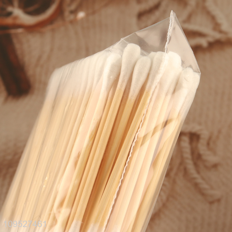 Hot selling 180pcs bamboo stick cotton swabs