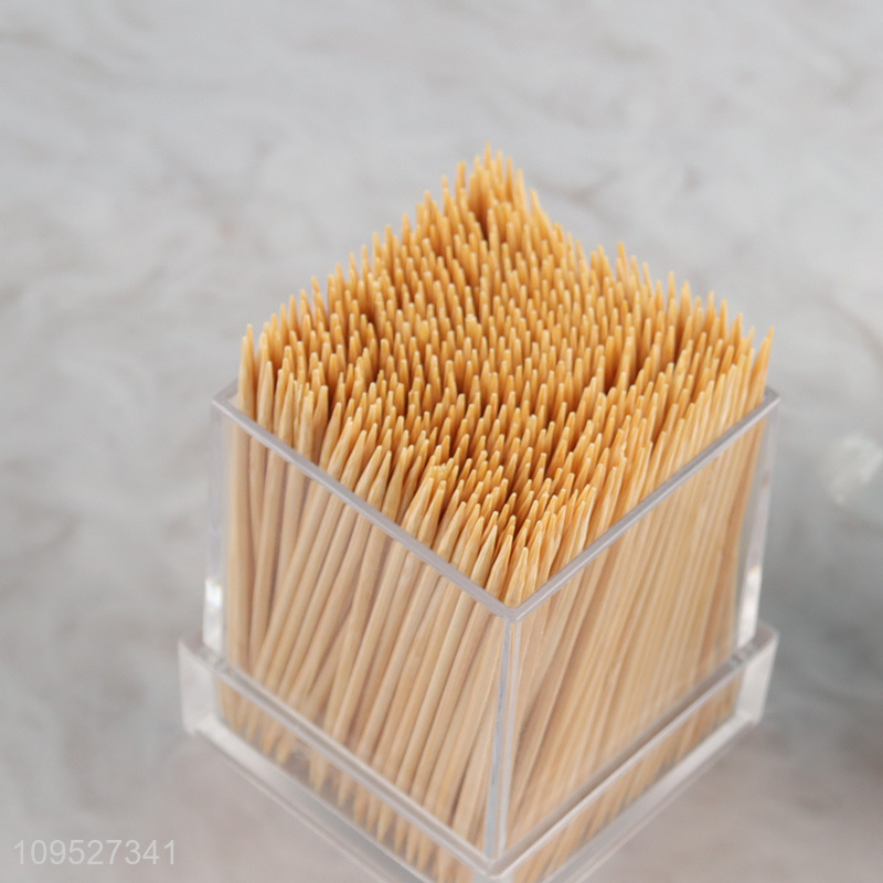 Hot items milk box shaped fun bamboo toothpicks set