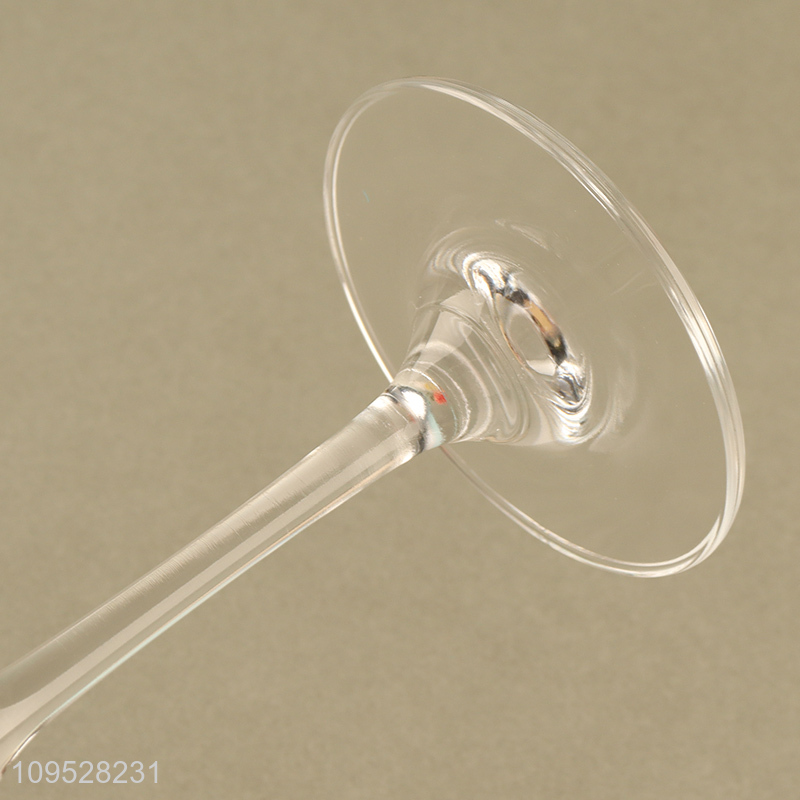 New product unbreakable glass champagne cup goblet cup