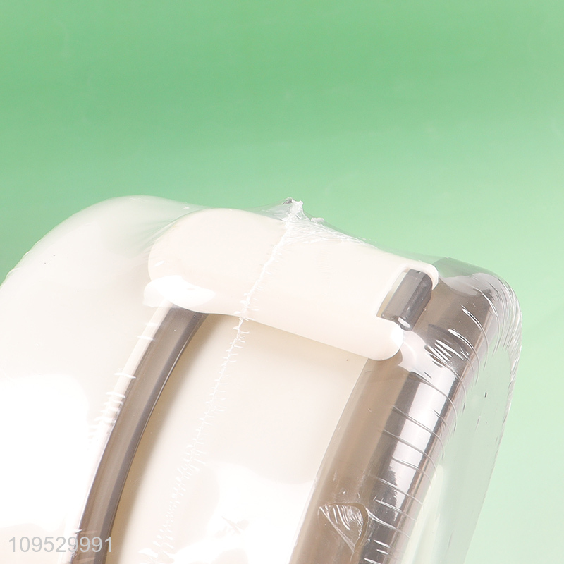 New arrival 1200ml double-layer round lunch box with spoon and fork