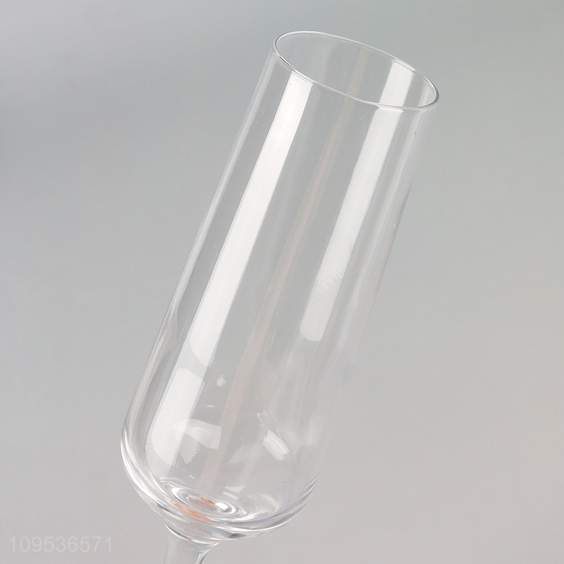 New product clear glass champagne cup goblet cup
