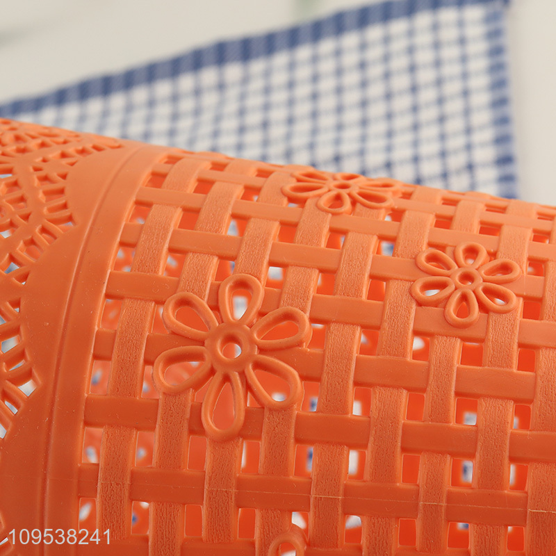 Top selling hollow plastic storage basket wholesale