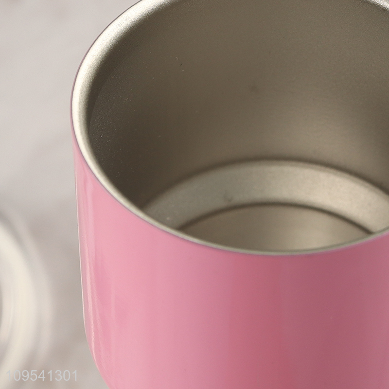 Factory direct sale car stainless steel water cup with lid