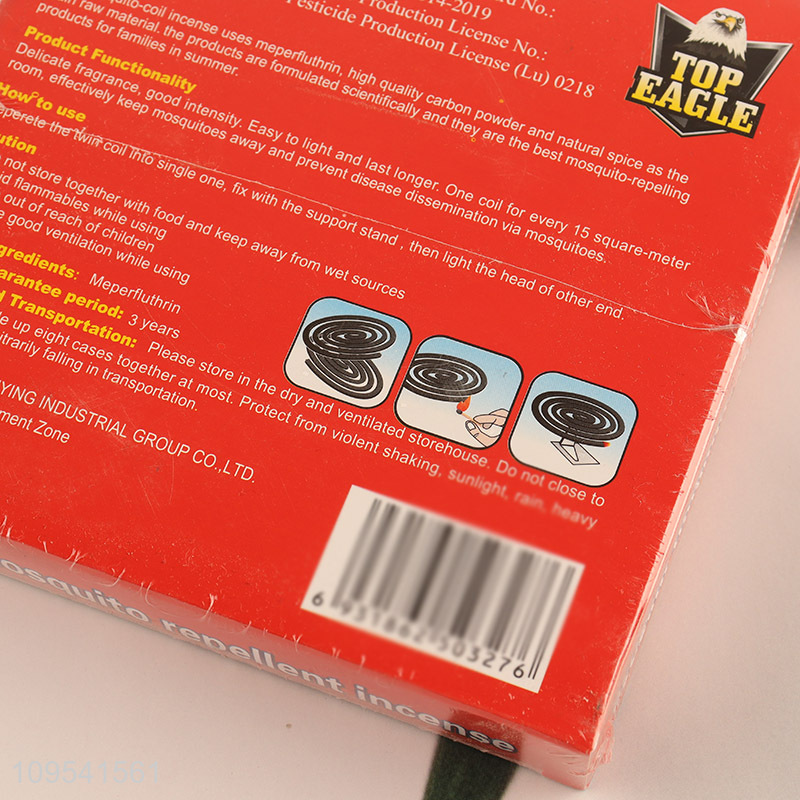 Wholesale smokeless mosquito repellent coil for home